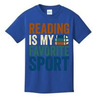 Reading Is My Favorite Sport Book Lovers Bookish Bookworm Gift Kids T-Shirt