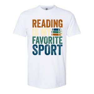 Reading Is My Favorite Sport Book Lovers Bookish Bookworm Gift Softstyle CVC T-Shirt