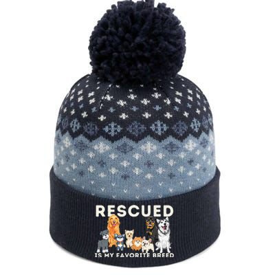 Rescued Is My Favorite Breed Animal Rescue The Baniff Cuffed Pom Beanie