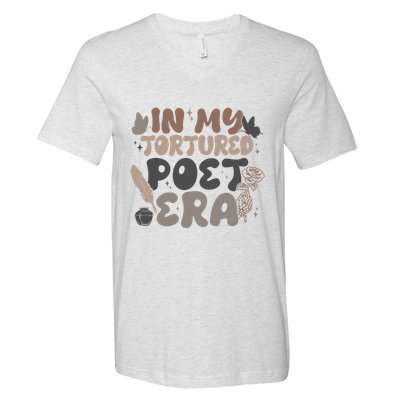 Retro In My Tortured Poet Era V-Neck T-Shirt