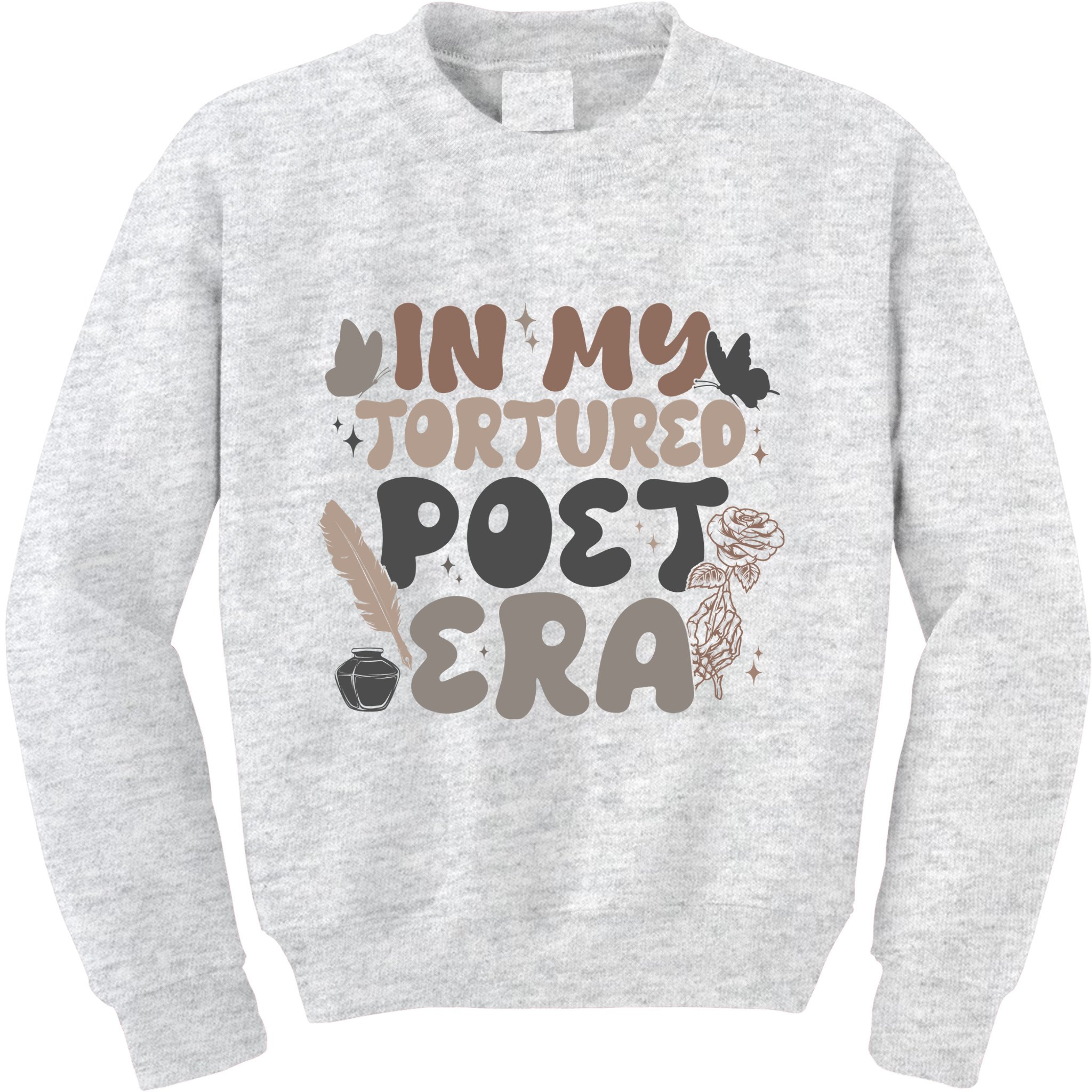 Retro In My Tortured Poet Era Kids Sweatshirt