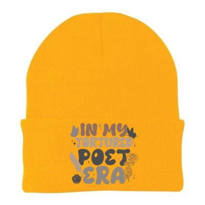 Retro In My Tortured Poet Era Knit Cap Winter Beanie