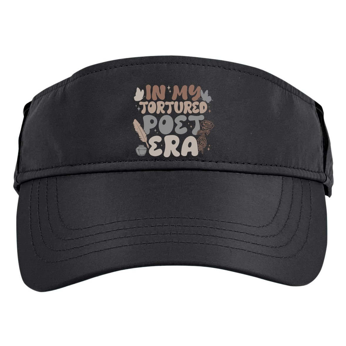Retro In My Tortured Poet Era Adult Drive Performance Visor