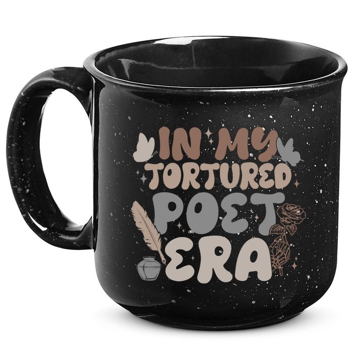 Retro In My Tortured Poet Era 15oz Campfire Ceramic Mug