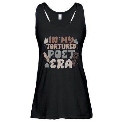 Retro In My Tortured Poet Era Ladies Essential Flowy Tank
