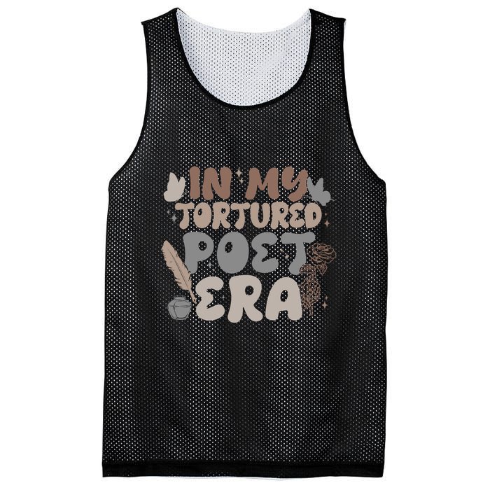 Retro In My Tortured Poet Era Mesh Reversible Basketball Jersey Tank