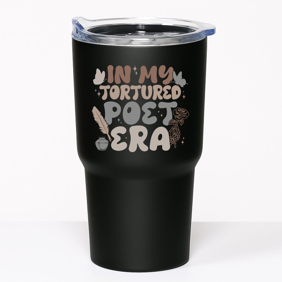 Retro In My Tortured Poet Era Tumbler