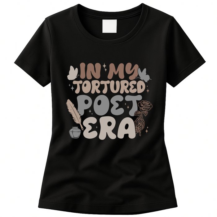 Retro In My Tortured Poet Era Womens T-Shirt