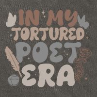 Retro In My Tortured Poet Era Cotton Canvas Backpack