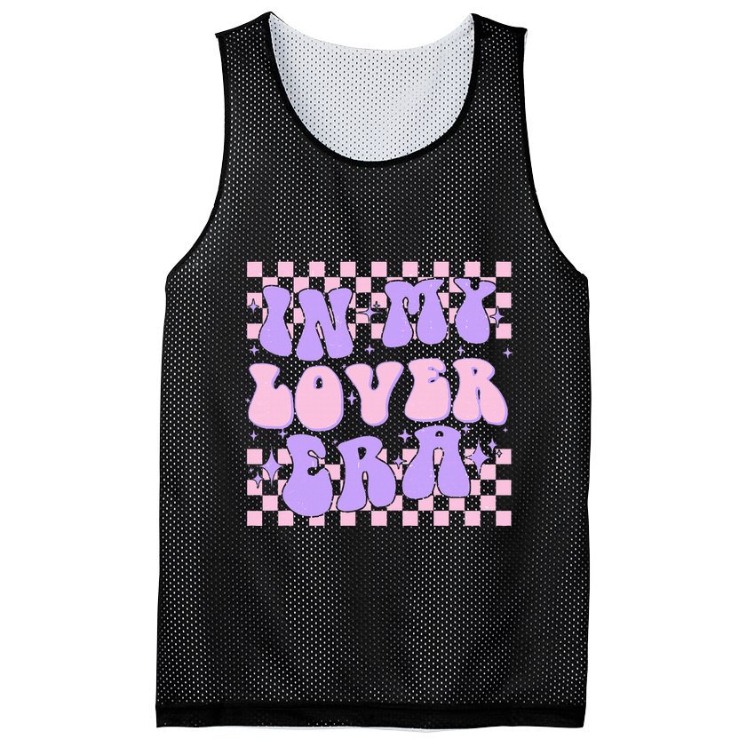 Retro In My Lover E.ra Style Groovy Funny Gift Mesh Reversible Basketball Jersey Tank