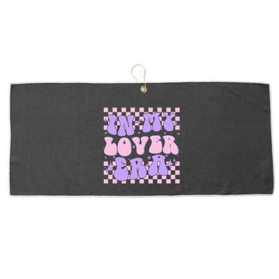 Retro In My Lover E.ra Style Groovy Funny Gift Large Microfiber Waffle Golf Towel