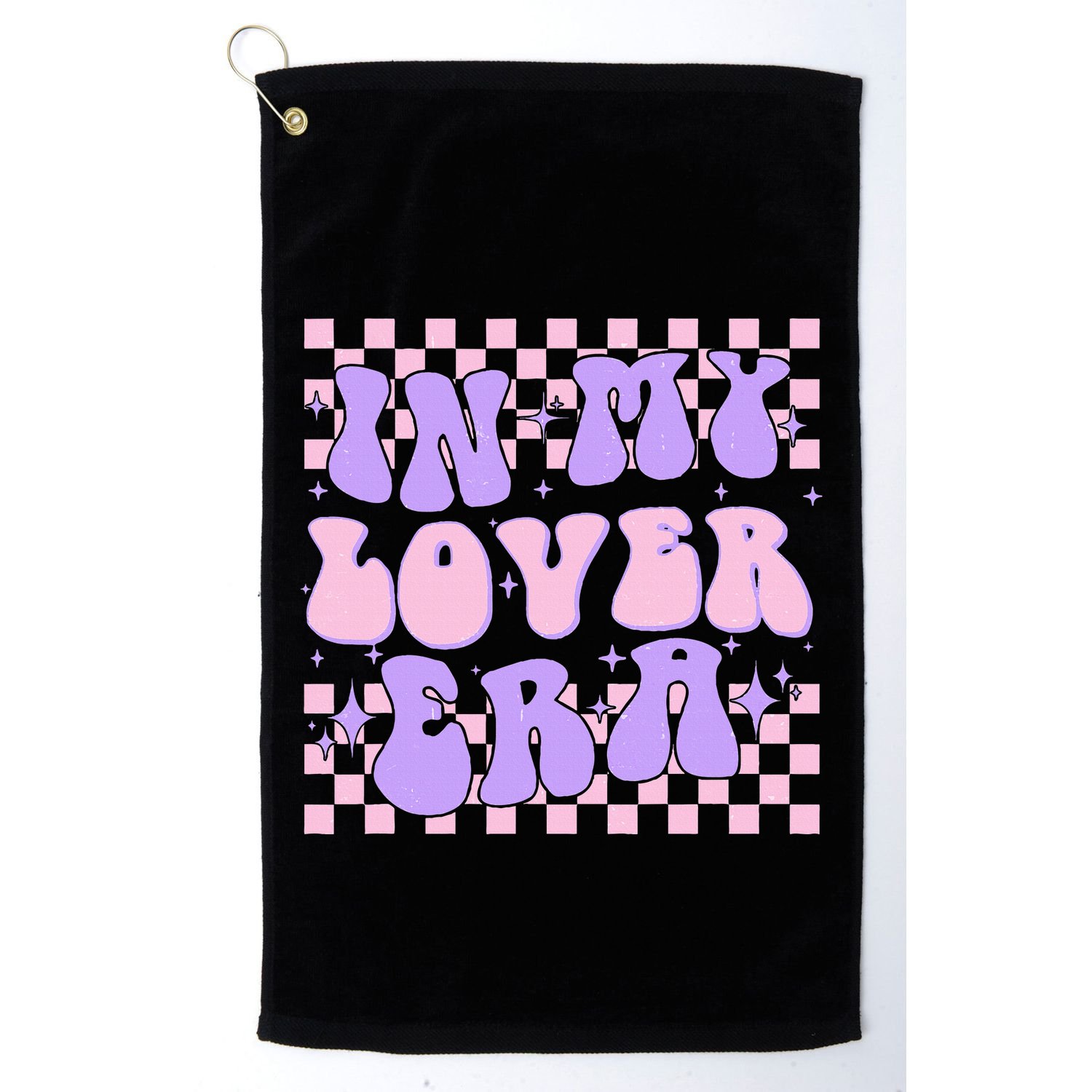 Retro In My Lover E.ra Style Groovy Funny Gift Golf Towel