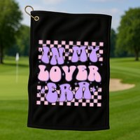 Retro In My Lover E.ra Style Groovy Funny Gift Golf Towel