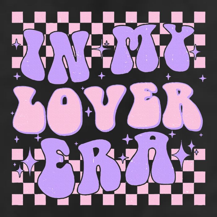 Retro In My Lover E.ra Style Groovy Funny Gift Golf Towel