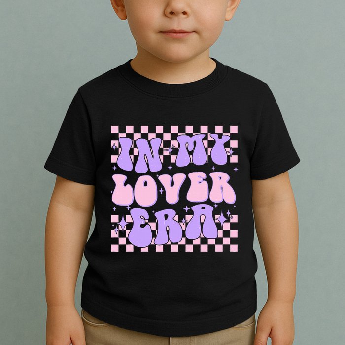 Retro In My Lover E.ra Style Groovy Funny Gift Toddler T-Shirt