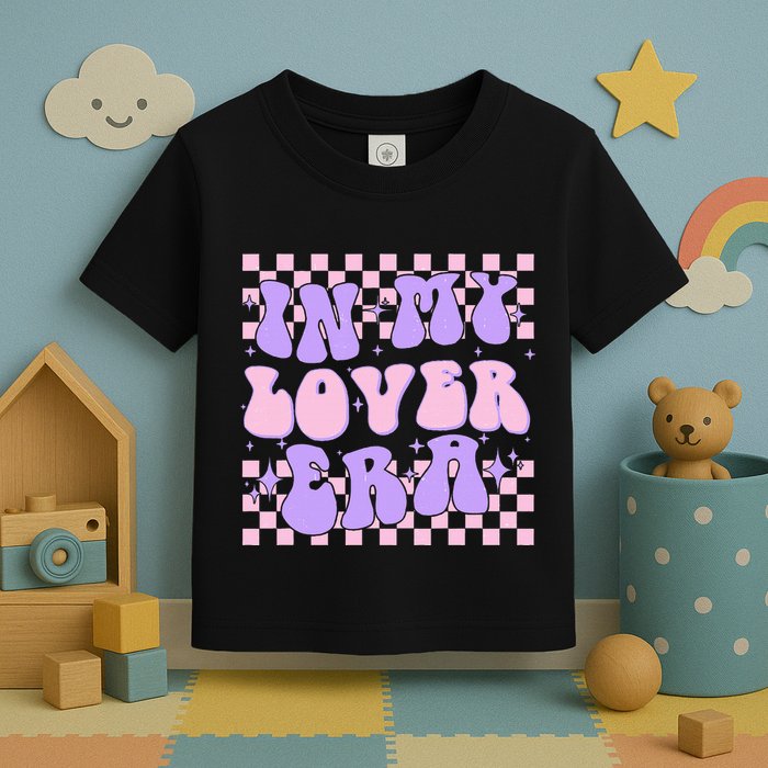 Retro In My Lover E.ra Style Groovy Funny Gift Toddler T-Shirt