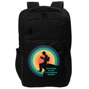 Reading Is My Favorite Sport Gift Fun Book Lover Cool Gift Impact Tech Backpack