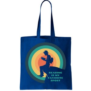 Reading Is My Favorite Sport Gift Fun Book Lover Cool Gift Tote Bag