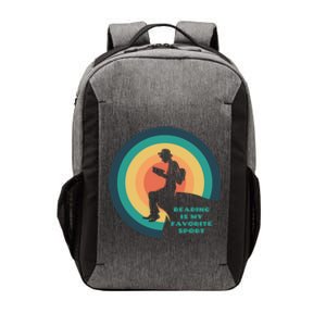 Reading Is My Favorite Sport Gift Fun Book Lover Cool Gift Vector Backpack