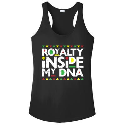 Royalty Inside My Dna Melanin Pride Black Lives Matter Funny Gift Meaningful Gif Ladies PosiCharge Competitor Racerback Tank