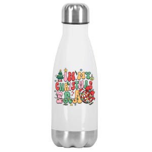 Retro In My Christmas Era Holiday Season Stainless Steel Insulated Water Bottle