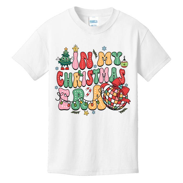 Retro In My Christmas Era Holiday Season Kids T-Shirt