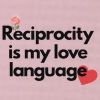 Reciprocity Is My Love Language Flower Red Heart 25L Jumbo Tote