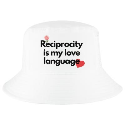 Reciprocity Is My Love Language Flower Red Heart Cool Comfort Performance Bucket Hat