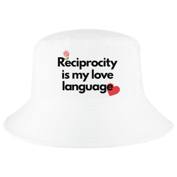 Reciprocity Is My Love Language Flower Red Heart Cool Comfort Performance Bucket Hat