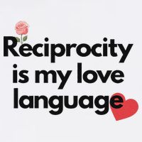 Reciprocity Is My Love Language Flower Red Heart Bucket Hat