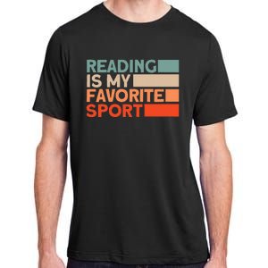 Reading Is My Favorite Sport Bookworm Adult ChromaSoft Performance T-Shirt