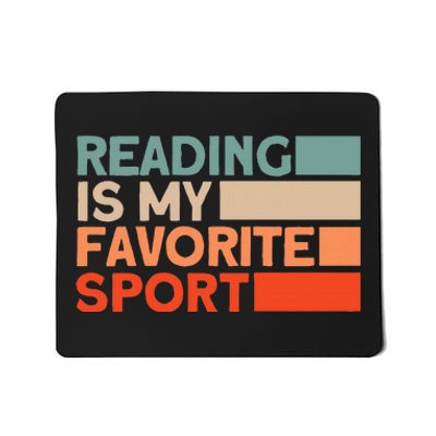 Reading Is My Favorite Sport Bookworm Mousepad