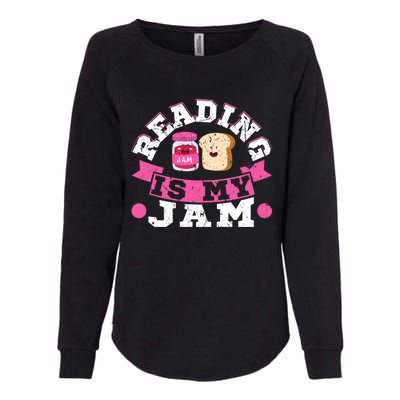 Reading Is My Jam Cool Fun Birthday Christmas Funny Gift Readers Gift Womens California Wash Sweatshirt