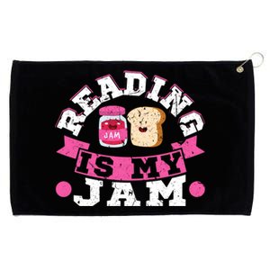 Reading Is My Jam Cool Fun Birthday Christmas Funny Gift Readers Gift Grommeted Golf Towel