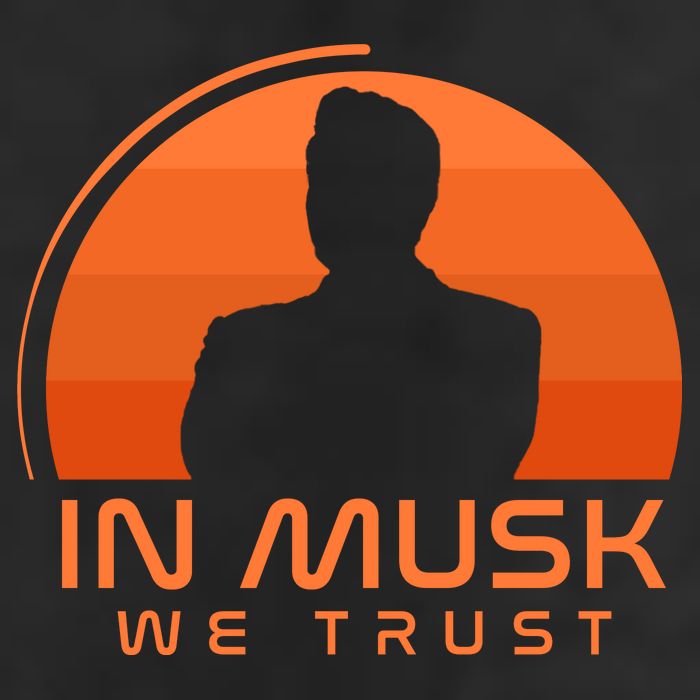 Retro In Musk We Trust 7 Panel Mesh Trucker Snapback Hat