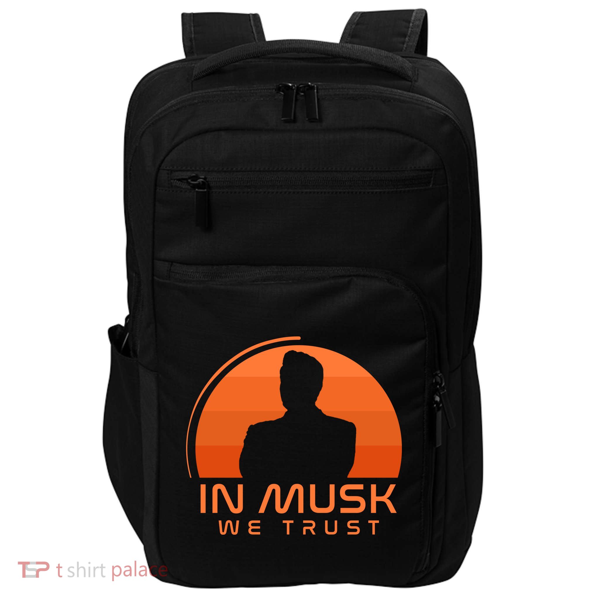 Retro In Musk We Trust Impact Tech Backpack