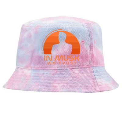 Retro In Musk We Trust Tie-Dyed Bucket Hat