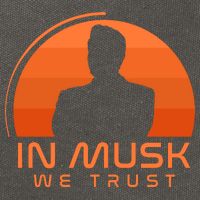 Retro In Musk We Trust Cotton Canvas Backpack