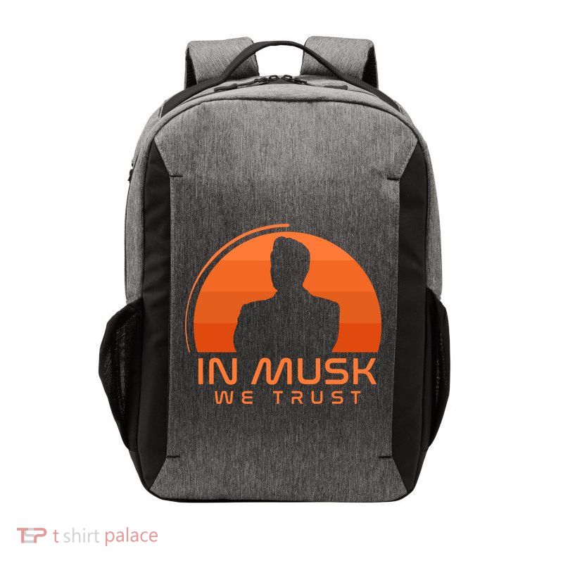 Retro In Musk We Trust Vector Backpack