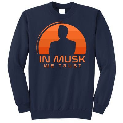 Retro In Musk We Trust Tall Sweatshirt