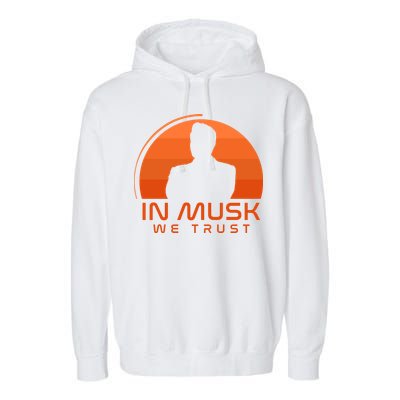 Retro In Musk We Trust Garment-Dyed Fleece Hoodie