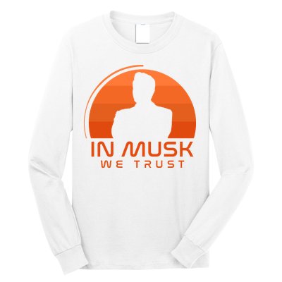 Retro In Musk We Trust Long Sleeve Shirt