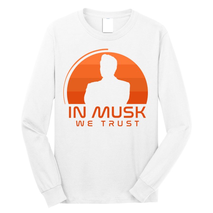 Retro In Musk We Trust Long Sleeve Shirt