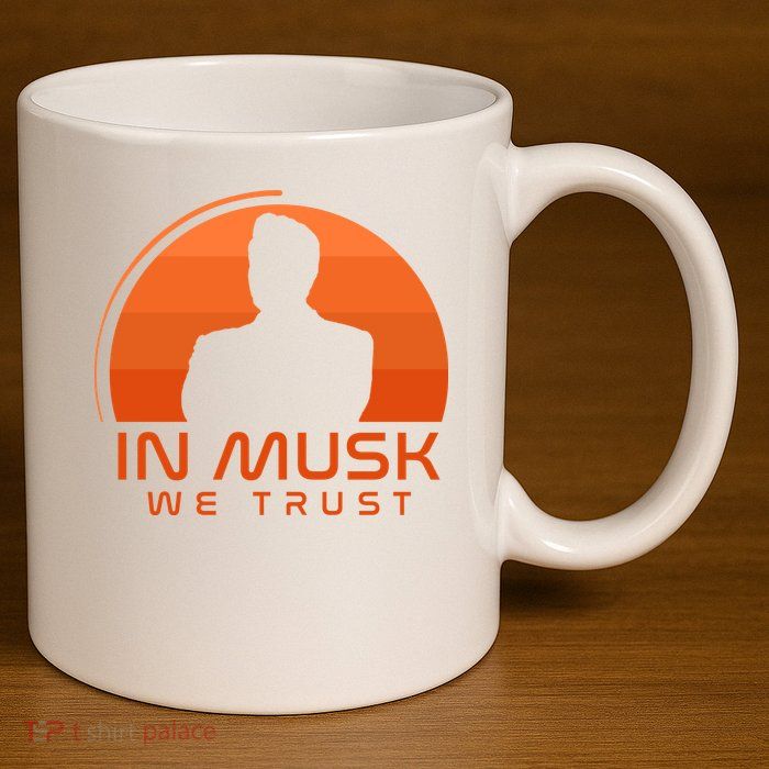 Retro In Musk We Trust 11oz C Handle Ceramic Mug