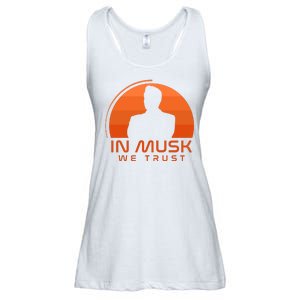 Retro In Musk We Trust Ladies Essential Flowy Tank