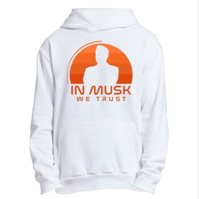 Retro In Musk We Trust Urban Pullover Hoodie