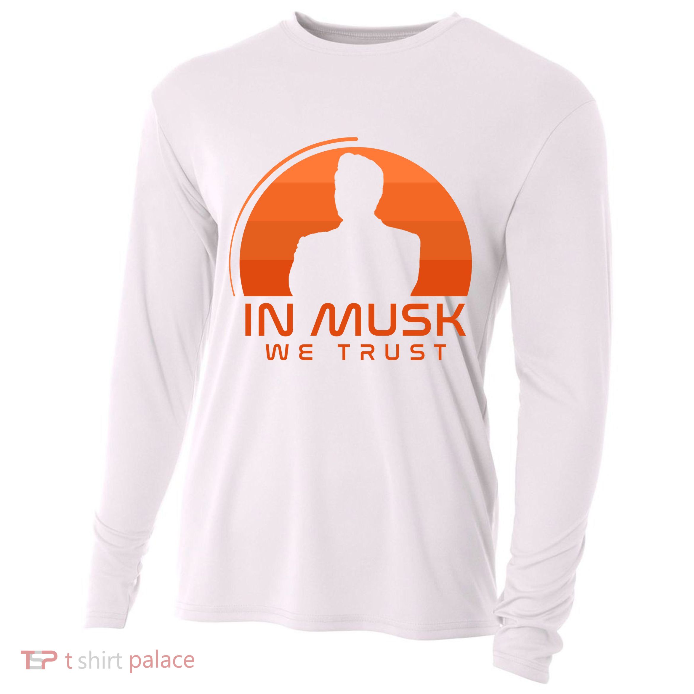 Retro In Musk We Trust Cooling Performance Long Sleeve Crew