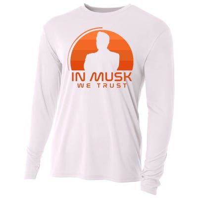 Retro In Musk We Trust Cooling Performance Long Sleeve Crew