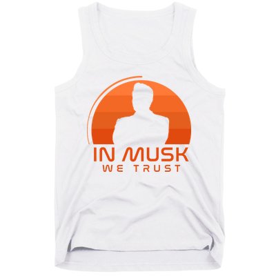 Retro In Musk We Trust Tank Top