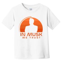 Retro In Musk We Trust Toddler T-Shirt